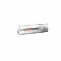 Witryna nadstawna chłodnicza Premium PLUS – 1493 x 413 mm – 5x GN 1/3