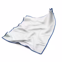 (10 kom) Krpa od mikrovlakana za poliranje čaša - 50 x 70 cm - Bijela