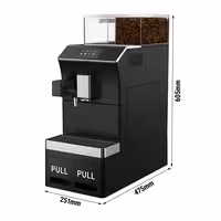 Commercial Bean to Cup Coffee Machine - 16 Drink Options - 5" Touchscreen