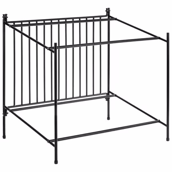 Açık Büfe Teşhir Standı - SUPERBOX - Metal - Siyah - 490x385x480mm - GN 1/1 & GN 1/2 ile uyumlu