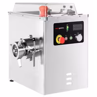 Električni stroj za mljevenje mesa – glava 22 - 250 kg/h - 1,5 kW - 230 V (monofazni) - s hlađenjem - ploča 4 mm - stolni