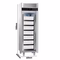 Szafa chłodnicza do ryb PREMIUM – stal nierdzewna – 400 L – z 1 drzwiami