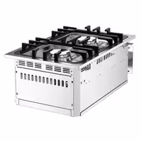 Commercial Drop-in Gas Hob – 15 kW – 2 Burners