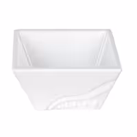 (10 pcs) Melamine Bowl - Melamine - square - 90x90mm - Depth: 100mm - White