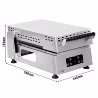 Tálcazáró gép - 750 W - Szerszám: 270x250 mm - Fóliatekercs: 245 mm