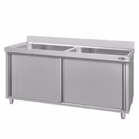 ECO ormar za pranje posuđa – 1800 x 600 mm – s 2 sudopera