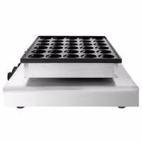 Commercial Waffle Maker - Single - Manual - 850W - Shape: Poffertjes - for 25 pieces - plates with Teflon coating