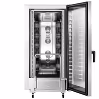 Commercial Electric Combi Oven - Manual Controls - 20x GN 1/1 - incl. Trolley rack