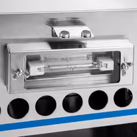 Commercial Electric Chicken Rotisserie Oven - Glass-Ceramic - 28.8kW - with 11 Skewers for up to 66 chickens