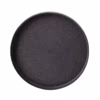 (60 pcs) Plate - flat - Bio-Compound - Ø200mm - Grey