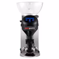 Commercial Coffee Grinder - 1kg - 77dB - with Dispenser (Doser) - Silver