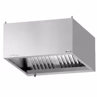 Commercial Wall-Mounted Extractor Hood with Motor – 1000 mm – Controller, Filters & Light