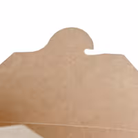 (300 pcs) Food Lidding Tray Cardboard - 1200ml - Brown