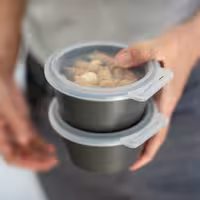 (12 komada) Višekratno upotrebljiva zdjela – 250 ml – okrugla – siva