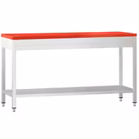 Roostevabast terasest töölaud PREMIUM - 2000x700 mm - alumise riiuliga