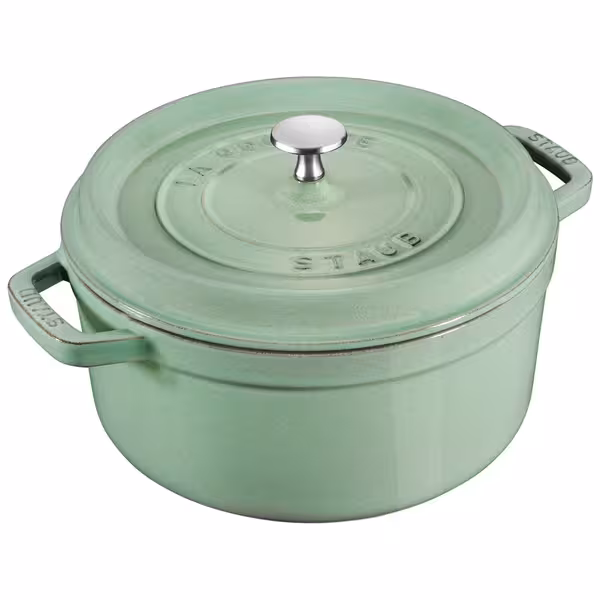 STAUB | Cocotte Round Enamelled Cast Iron Casserole Dish – Ø 220 mm