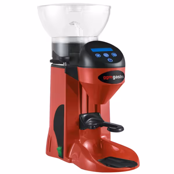 Kahve Değirmeni - 1kg - 77dB - Elektronik Dozajlı - Kırmızı
