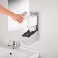AIR-WOLF | Dozator sapuna & dezinfekcijskog sredstva sa pritisnim gumbom - 800 ml - Plemeniti čelik