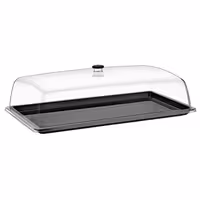 Tray with Dome Cover - GN 1/1 - Polycarbonate - 500x325mm - Height: 170mm - incl. GN 1/1 tray