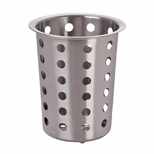 Cutlery holder - perforated - height: 13.5 cm