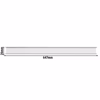 Prowadnice ze stali nierdzewnej PREMIUM - 647mm - pasują do POF218S-EF, POF218-EF, POF168S-EF, POF2158S-EF, POF158S-EF i POF158-EF