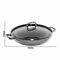 WMF | Fusiontec Mineral - WOK - Ø 360mm - 7 litraa - Platina