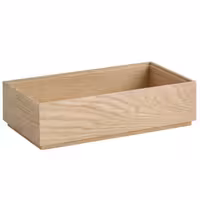 Ahşap Sunum Kutusu - VALO - GN 1/3 - 325x176x85mm - Kahverengi