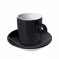 (6 adet) BART COLOUR CAFE - Espresso Fincanı Colour Cafe - 65ml - Siyah