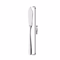 (12 pcs) Fish knife - Aleria - 18/10 stainless steel - 210mm - Mirror