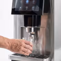 Ice and water dispenser with integrated ice maker - 60 kg/24 h - Touch