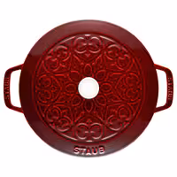 STAUB | La Marmite Lily Enamelled Cast Iron Pot – Ø 240 mm – Grenadine Red
