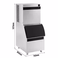 Commercial Ice Machine - Cube - 450 kg/24 h - incl. storage container
