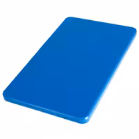 Griešanas dēlis - 600x400 mm - Biezums: 20 mm - HACCP atbilstošs - PE500 (HDPE) polietilēns - Zils - Neslīdošs - Var mazgāt trauku mazgājamā mašīnā