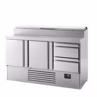 Pripremni rashladni pult Mini - 1460x700 mm - 2 vrata i 2 ladice - za 8x GN 1/4