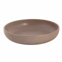 (6 adet) SANDY LOAM - Çukur Tabak Yuvarlak - Stoneware, Ø220mm, Gri