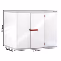 Cámara frigorífica positiva - 2785x5410mm - 26,87m³ - Para ES