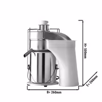Commercial Centrifugal Juicer - 800W - 30,000rpm - 150kg/h