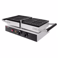 Waffeleisen - Einzeln - Manuell - 1,6 kW - Form: 4 Brüsseler Waffeln - mit 180° drehbarer Backfläche