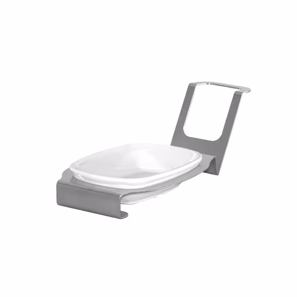 (3 buc) Suport pentru linguri - oval - crom