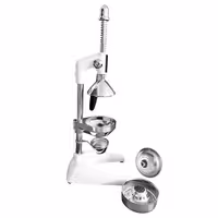 Heavy Duty Lever Citrus Press - White - Stainless Steel
