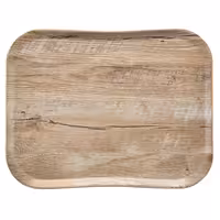 (12 komada) CAMBRO | CENTURY™ - Pladanj od stakloplastike - Pravokutan - 430x330 mm - Drveni izgled svijetlog hrasta - Glatko