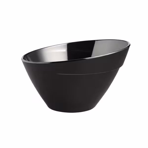 (6 adet) Kase - Melamin - BALANCE - 0,4L - köşeli - 145x145mm - Derinlik:90mm - Siyah