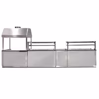Charcoal Grill - 1760mm - 4 grill grates