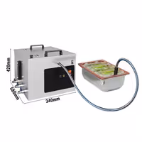 Vakuumski uređaj za GN spremnike - 10 m³/h - 400 W - Digitalno - Stolni uređaj