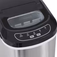 Ledomat - Šuplje kockice leda - 12 kg/24 h - Srebro