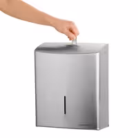 AIR-WOLF | Dozator papirnatih ručnika - Za 600 ručnika - Plemeniti čelik