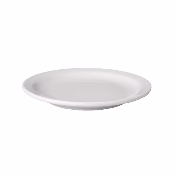 (6 adet) BUDGETLINE - Düz Tabak Yuvarlak - Porselen, Ø160mm, Beyaz