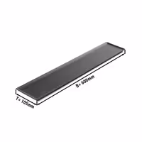 Tavă pentru produse de patiserie și prezentare – 60 x 10,5 cm – negru