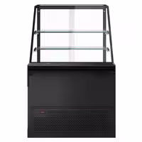 Csemegepult TORONTO - 1000x880 mm - 568 liter - ventilációs - dupla üvegezés - 2 polccal - fekete gránit munkalap