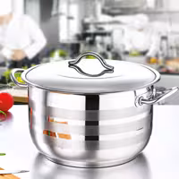 Lonac – nehrđajući čelik – Ø 340 mm – 18,60 litara – visina: 260 mm
